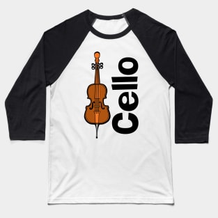 Cello Orchestra Musical Instrument Baseball T-Shirt